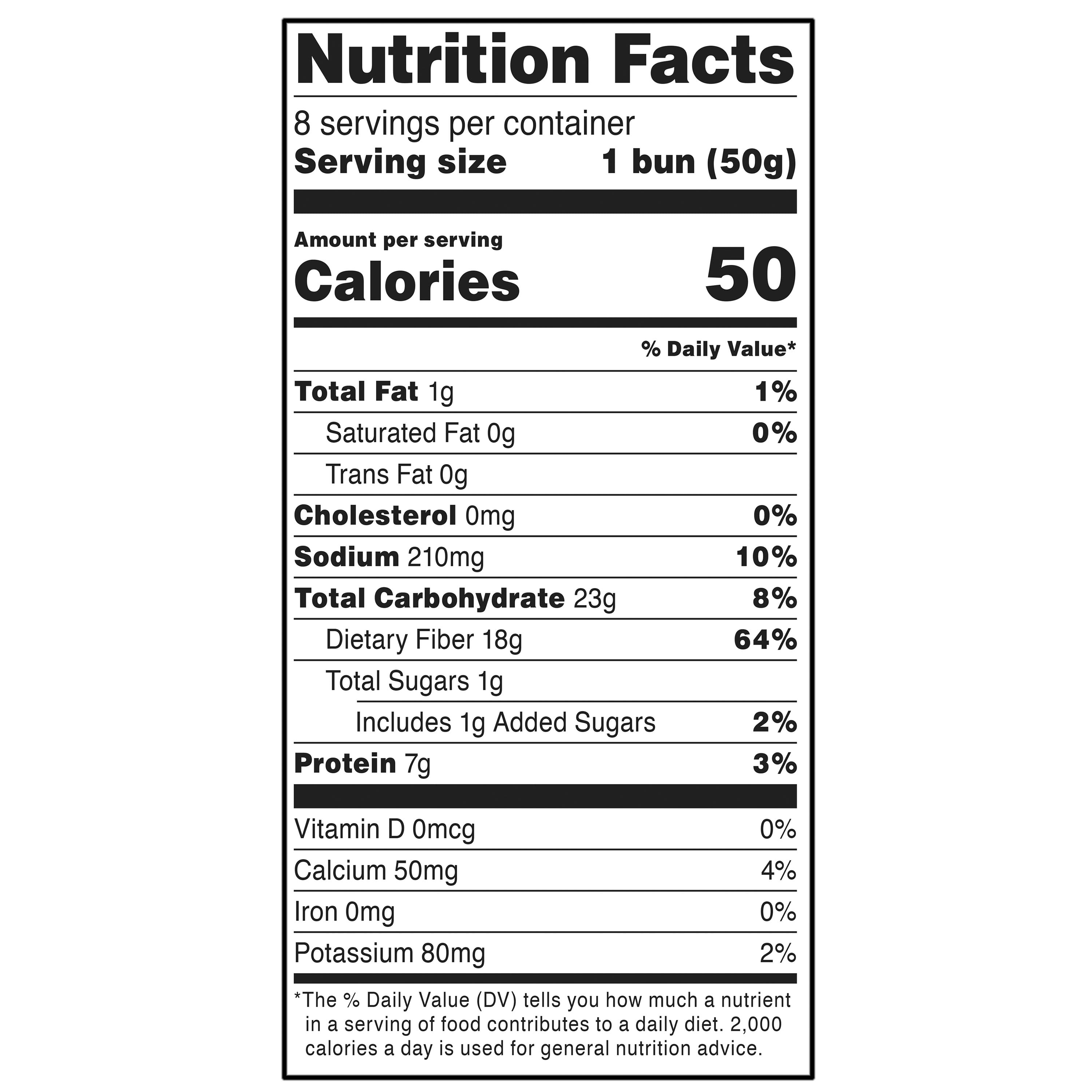 bettergoods Keto Friendly Hamburger Buns, 14 oz, 8 Count