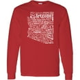 thumbnail image 3 of Inktastic Arizona Word Salad State Outline Long Sleeve T-Shirt, 3 of 5