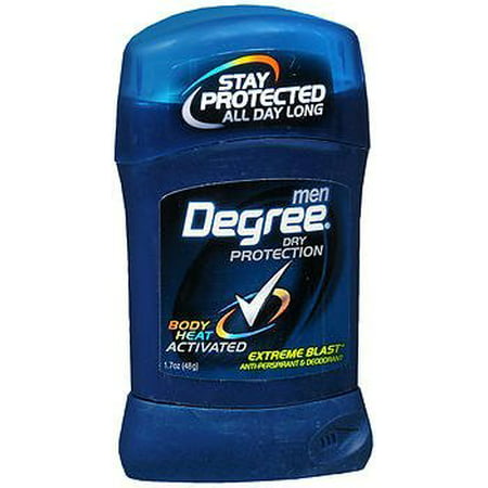 Degree Men Anti-Perspirant Deodorant Invisible Stick Extreme Blast - 1.7 oz, Pack of