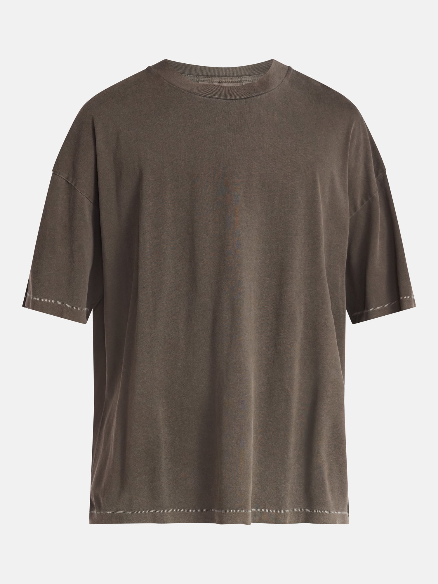 No Boundaries Men's Oversized Boxy Tee with Short Sleeves, XS-4XLT