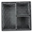thumbnail image 5 of OULII 4 Pcs Panier de Rangement Cube Gris Bacs Organisateurs pour Encombrement, 5 of 5