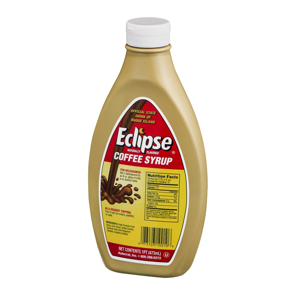 Eclipse Coffee Syrup, 16 Net fl. oz Plastic Bottle