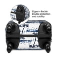 thumbnail image 4 of Kdxio Retro Coconut Tree Pattern Luggage Cover for Travel,Elastic and Durable,Fits 18-32 Inch,-No luggage included, 4 of 8