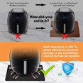 thumbnail image 5 of WOVTE Heat Resistant Mat for Air Fryer, 2 Pcs Kitchen Heat Protector Mat with Appliance Sliders Function for Ninja Air Fryer, COSORI, Tower, Salter Air Fryer,Coffee Maker,Microwave, 5 of 6