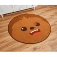 thumbnail image 4 of Alfombra Ukonic Star Wars Chewbacca redonda de poliéster, 132 cm, 4 of 8