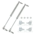 thumbnail image 1 of Unique Bargains 255mm/10.04 Pouces Vérins à Gaz 22lb/100N Ressorts à Gaz Ton Argent Acier Inoxydable 2 Ensembles Boîte à Outils RV Couvercle de Boîte de Rangement Porte d'Armoire, 1 of 6