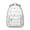 White-2, variant on Striped and Checkered Fusion Backpack Moroccan Geometric Plaid Print Fashion School Bag for Students