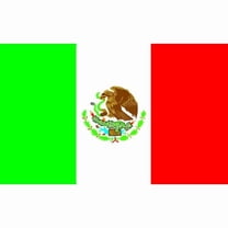 Nylglo Mexico Flag,5x8 Ft,Nylon  195712
