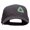Charcoal, variant on Int'l Recycling Symbol Ecology Patched Low Profile Cap - Black OSFM