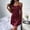 Red, variant on Womens Loose Nightgowns Short Sleeve Moomoo Sleep Shirts Pullover Soft Sleepshirts for Women