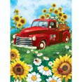 thumbnail image 1 of 5D DIY diamante pintura coche palabras completo redondo taladro mosaico Rhinestone cuadro conjunto Tmvgtek decoración de arte en el hogar, 1 of 9