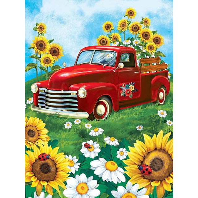 5D DIY diamante pintura coche palabras completo redondo taladro mosaico Rhinestone cuadro conjunto Tmvgtek decoración de arte en el hogar