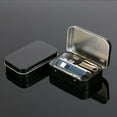 thumbnail image 3 of MesaSe Small Iron Box Boxes Case For Soap Mint Business Card Kitchen Storage Portable 2pcs Flip With Lid Empty Container, 3 of 17