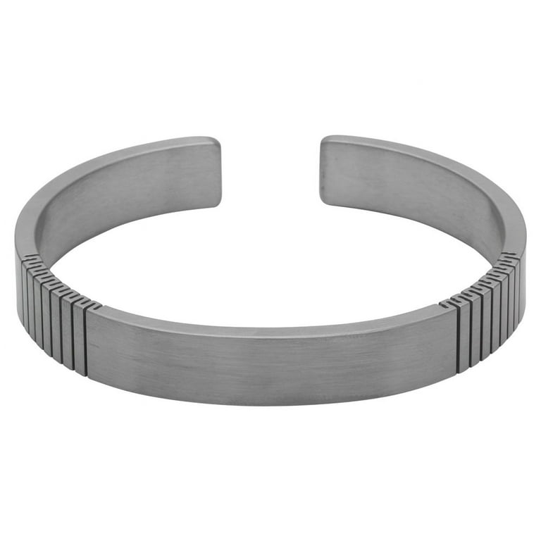 QRay Titanium Steel Men Women C Shaped Health Wellness Bracelet
