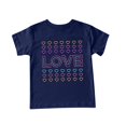 thumbnail image 4 of DeHolifer Girls T Shirts Casual Short Sleeve Kids Soft Heart Printed Tunic Tops Loose Summer Tees Blouses Blue,150, 4 of 5