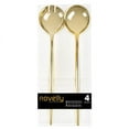 thumbnail image 4 of 24 Piece Set of Disposable Plastic Gold Novelty Serving Spoon & Spork for Dinner Parties, Wedding, Thanksgiving, 4 of 4