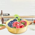 thumbnail image 4 of IPEWLEX Double Layer Vegetable Washing Basin - Transparent Food Plastic, Drainage Basket for Home Kitchen, 4 of 5
