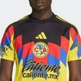 thumbnail image 5 of adidas Club America Home Men's Authentic Soccer Jersey 25/26 (US, Alpha, Small, Regular, Regular, Yellow), 5 of 6