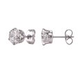 thumbnail image 5 of Pendiente de circonita de seis garras, redondo, de acero inoxidable, serie de orejas de seis garras, pendiente de hueso para oreja, pendiente de uña, joyería para oreja, 5 of 5