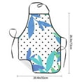 thumbnail image 5 of ZNDUO Leaves Seamless Polka Dots Pattern Apron, Adjustable Bib Soft Chef Aprons, 5 of 8