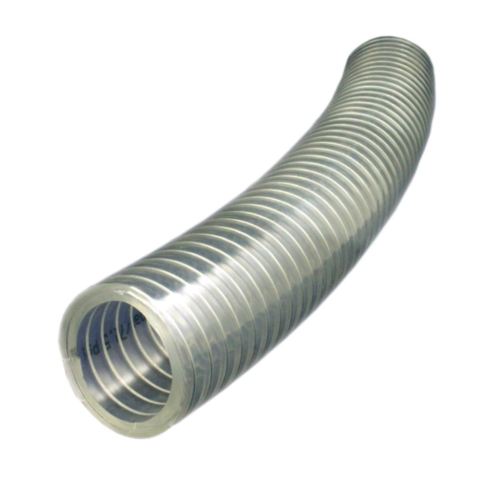 1 ft x 11/4 ID Steel Wire Suction PVC Flexible Tubing