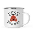 thumbnail image 1 of Koyal Wholesale Best Dog Mom Stainless Steel Campfire Mug Irish Setter, Dog Graphic, 1 of 4