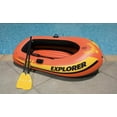 thumbnail image 2 of Intex Explorer 200 Inflatable 2 Person Boat Raft Set w/  2 Oars & Pump (6 Pack), 2 of 7