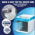 thumbnail image 2 of Arctic Air Chill Max Personal Space Cooler – Portable Evaporative Air Cooler with Hydro-Chill Technology, 4-Speed Control, Adjustable LED Night Light, 2 of 8