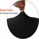 thumbnail image 4 of 2 fundas elásticas para taburetes de bar redondos, lavables y lavables, fundas elásticas para sillas de bar de 30 a 35 cm, color beige, 4 of 7