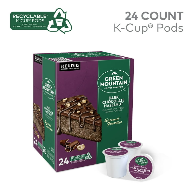 Green Mountain Coffee Roasters Dark Chocolate Hazelnut Flavored K