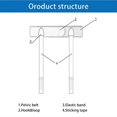 thumbnail image 5 of X/O Shaped Legs Correction Belt Knee Deformity Posture Corrector Leg Shaping BeltM, 5 of 5