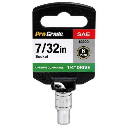 UPC: 0035794121990 | Pro-Grade 12200 0.25 Drive x 0.21 in. 6 Point Socket