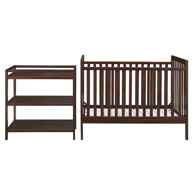 walmart cribs with changing table
