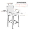 thumbnail image 3 of AIGIA Stretch Bar Stool Cover Counter Stool Pub Chair Slipcover for Dining Room Cafe Barstool Slipcover with Elastic Bottom, 3 of 21
