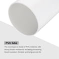 thumbnail image 4 of Unique Bargains PVC Rigid Round Pipe 152mm ID 160mm OD 9" Length White High Impact for Water Pipe, Crafts, Cable Sleeves, 4 of 6