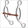 thumbnail image 2 of HILASON SS Sliding Gag Bit 5" Copper Twisted Wire Snaffle Mouth 7" Cheeks, 2 of 2
