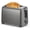 Gunmetal Gray, variant on 2-Slice Cool Touch Toaster - 6 Browning Settings, Extra Wide 1.25" Slots for Bagels & Waffles, Cancel Function, Removable Crumb Tray, Compact (Black)
