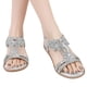thumbnail image 1 of Sandalias Casuales Verano para La Playa Zapatos Flores Bohemias Con Diamantes Imitación Mujer, 1 of 9