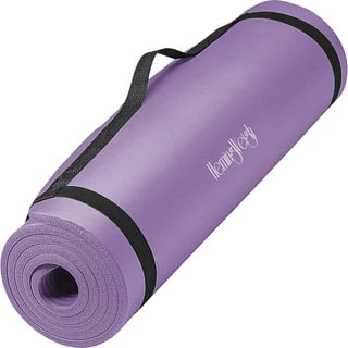 Odoland Large Yoga Mat 78.7'' x 39.4'' (6.56'x3.28') x6mm for Pilates  Stretching Home Gym Workout, Extra Thick Non Slip Eco Friendly Exercise Mat  with Carry Strap, Deep Purple, Mats -  Canada