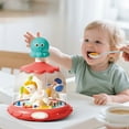 thumbnail image 6 of Press Carousel Montessori Sensory Toy, Colorful Toy for Babies 0-12 Months, Interactive Rotating Toy with Press to Spin & Rolling Beads, Early Education Play for Toddlers, 6 of 7