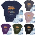 thumbnail image 5 of Liamobondopolis - Camiseta vintage de 1984 para mujer, regalo de 40 cumpleaños, con estampado de letras, estilo retro, para fiesta, informal, de manga corta, 5 of 5