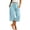 Light Blue, variant on Bxsruta Women' s Active Drawstring Waist Knit Wide-Leg Capri Athleisure Workout Pants