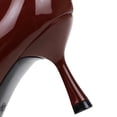 thumbnail image 3 of Women Pointed Toe Stiletto Sexy Pumps 6.5CM Patent Leather Wedding Evening Party, 3 of 6
