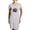Heather Gray, variant on - Pugs Ninja T Shirt - Women's Nightshirt
