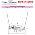 thumbnail image 5 of Collar de Oso Perezoso SlothyNeck05 1 Pza High Monaco Gris Metal, 5 of 5