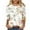 White-2, variant on successthop Floral Blouses for Women Plus Size 3/4 Sleeve Tee Shirts Lightweight Crewneck Pullover Shirt Print Tops