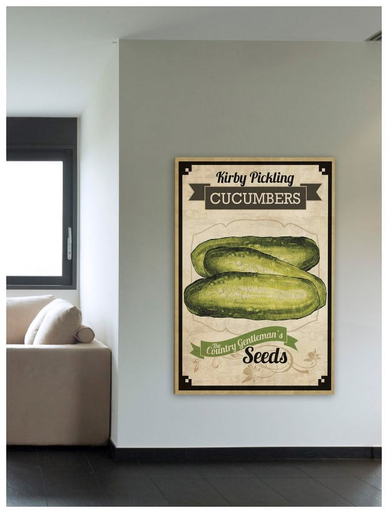 Marmont Hill "Seed Packet Pickle" Painting Print on Canvas