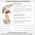 thumbnail image 6 of ZHOU LIU FU Chalcedony Bangle Classic White Natural Gemstone for Mom Women 58mm J1011820, 6 of 10