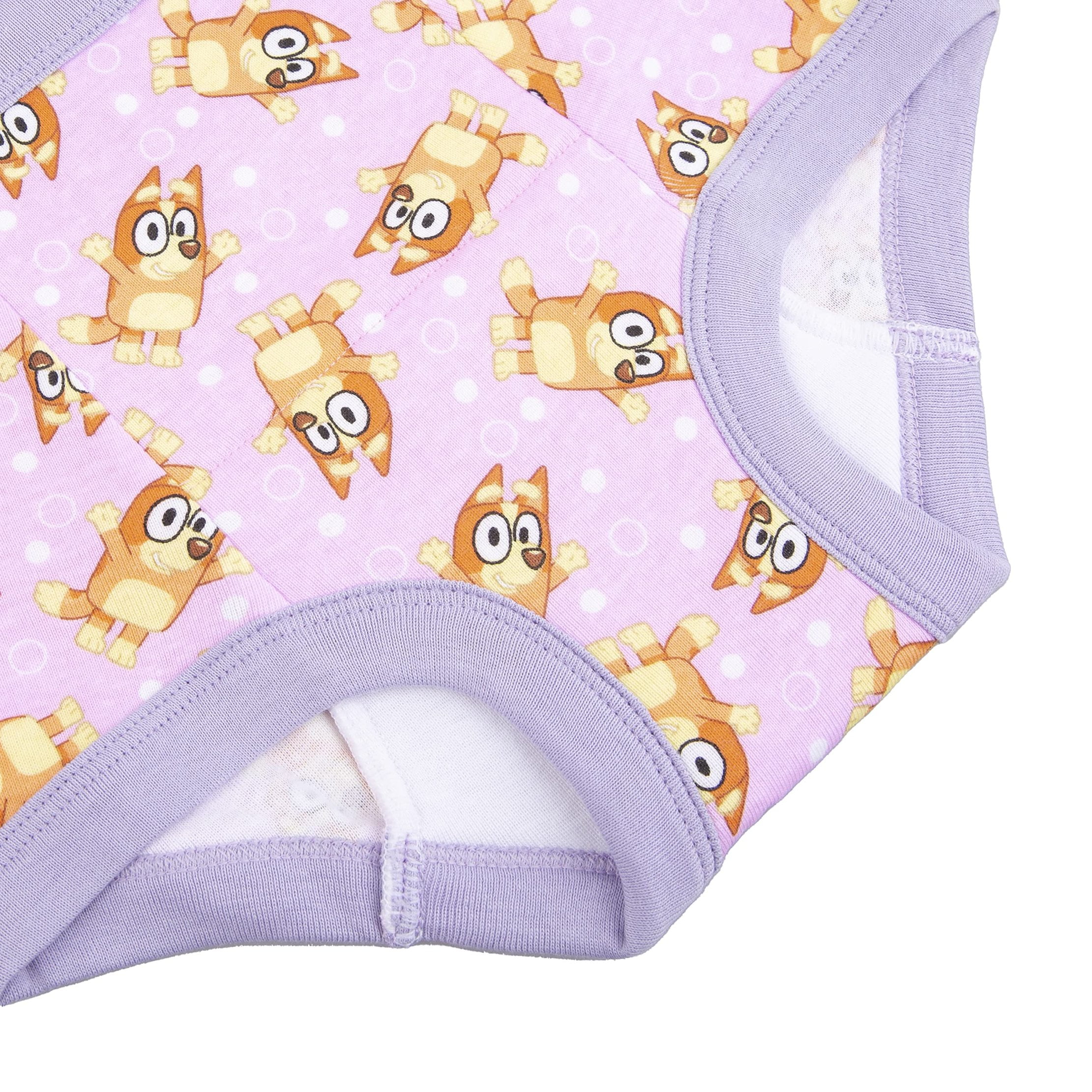 Bluey Unisex Baby Potty Training Pants with Stickers and Success Chart, Sizes 18 M, 2T, 3T & 4T, 7-Pack