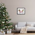 thumbnail image 2 of Stupell Industries Merry Christmas Seasonal Bicycle Graphic Art Jet Black Floating Framed Canvas Print Wall Art, Design by Amanda McGee, 2 of 6